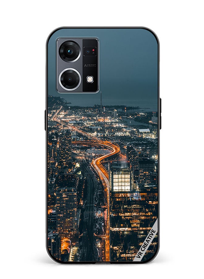 VR CREATIVE Protective Case Cover For Oppo Reno8 4G Pas Sans Logo Design Multicolour - Image 1