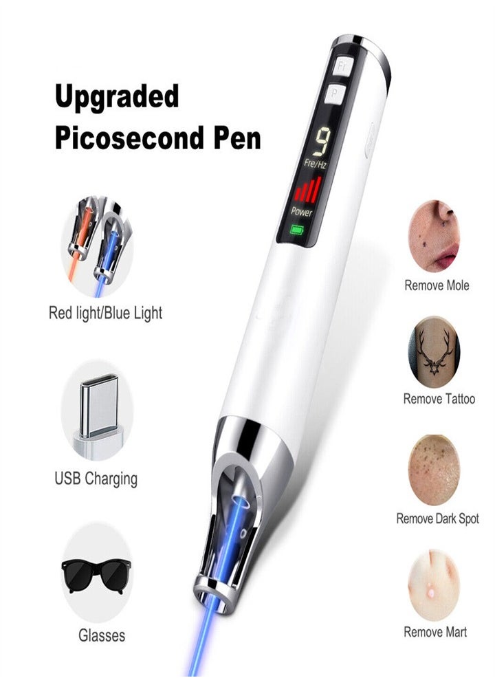 Generic - Handheld Laser Picosecond Skin Tattoo Dark Spot Removal Laser Pen Beauty Device（red light） - Image 1