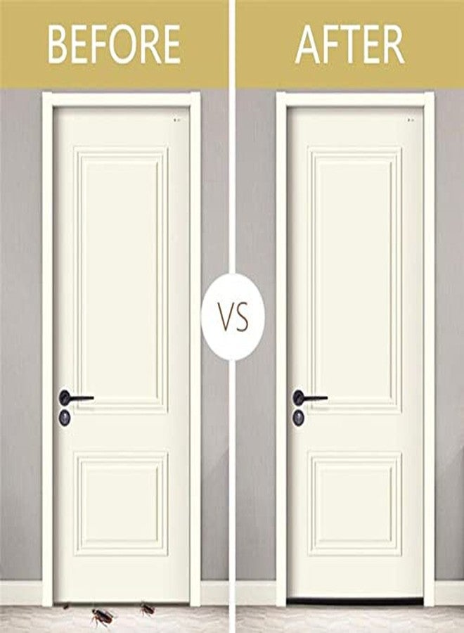XENWEN Door Seal | Under Door Sweep Weather Stripping | Door Guard | Door Bottom Seal Strip | Door Closers | Door Draft Stopper | Waterproof | door bottom sealing strip | front door | back door | garage entry door | bedroom door | bathroom door | for doors and windows | SoundProof Reduce Noise Energy Saving Weather ( 36 In ) - Image 3