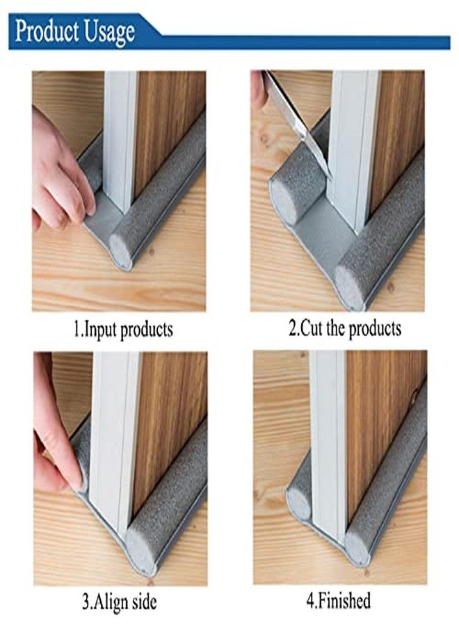 XENWEN Door Seal | Under Door Sweep Weather Stripping | Door Guard | Door Bottom Seal Strip | Door Closers | Door Draft Stopper | Waterproof | door bottom sealing strip | front door | back door | garage entry door | bedroom door | bathroom door | for doors and windows | SoundProof Reduce Noise Energy Saving Weather ( 36 In ) - Image 5