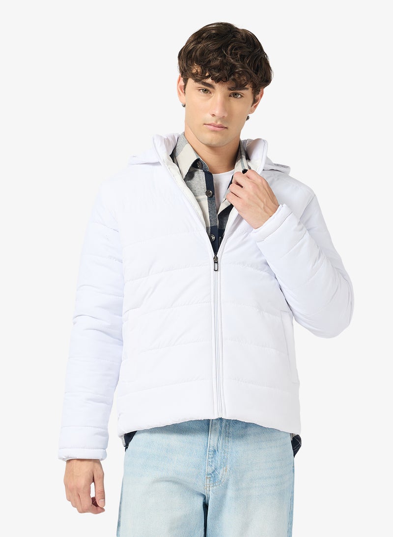 سفنتي فايف جاكيت منتفخ بغطاء رأس - Image 1