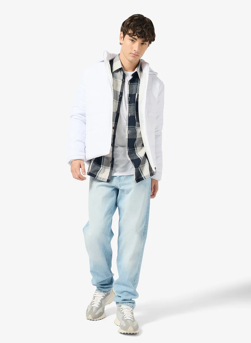 Seventy Five  Puffer Jacket w Hood for Men | Best Price UAE