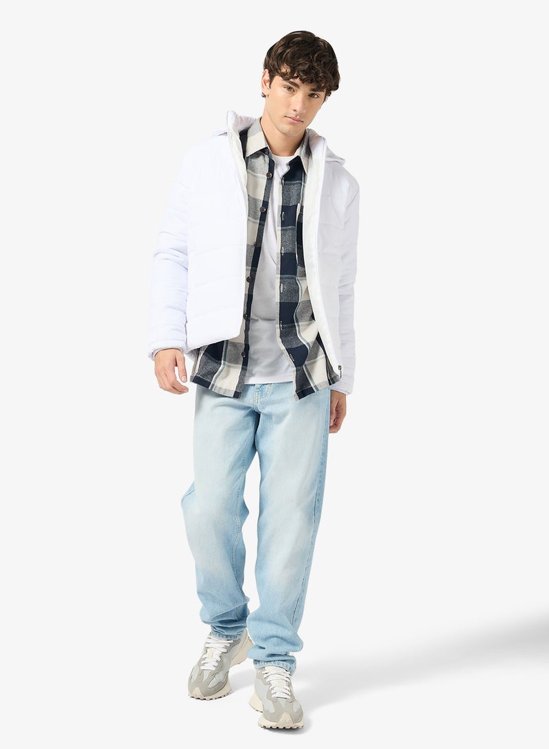 سفنتي فايف جاكيت منتفخ بغطاء رأس - Image 4