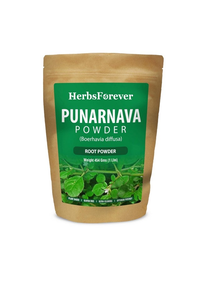 HerbsForever Punarnava Powder | Boerhaavia Diffusa | Ayurvedic Herbal Supplement | Supports Overall Wellness | Non-GMO, Vegan | 454 GMS