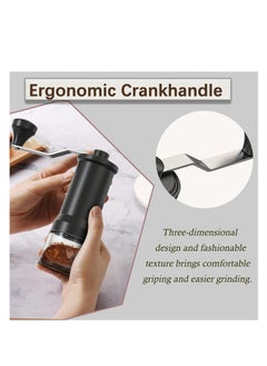 NNEWVANTE Manual Coffee Grinder, Ceramic Burr Coffee Grinder Manual Adjustable for Fine/Coarse Grind, Portable Spice Grinder with Cleaning Brush for Home, Travel, Camping  - Image 5