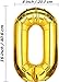Virtue Morals 48 Pcs 16 Inch Gold Foil Chain Balloons Jumbo Chain Balloons for 80s 90s Party Decorations - Image 4