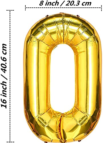 Virtue Morals 48 Pcs 16 Inch Gold Foil Chain Balloons Jumbo Chain Balloons for 80s 90s Party Decorations - Image 5