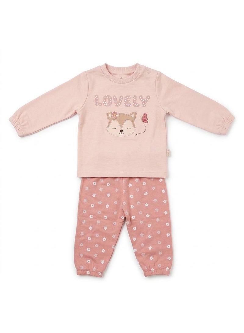 Funny bunny pajama Print lovely PINK  Code 26512 - Image 1