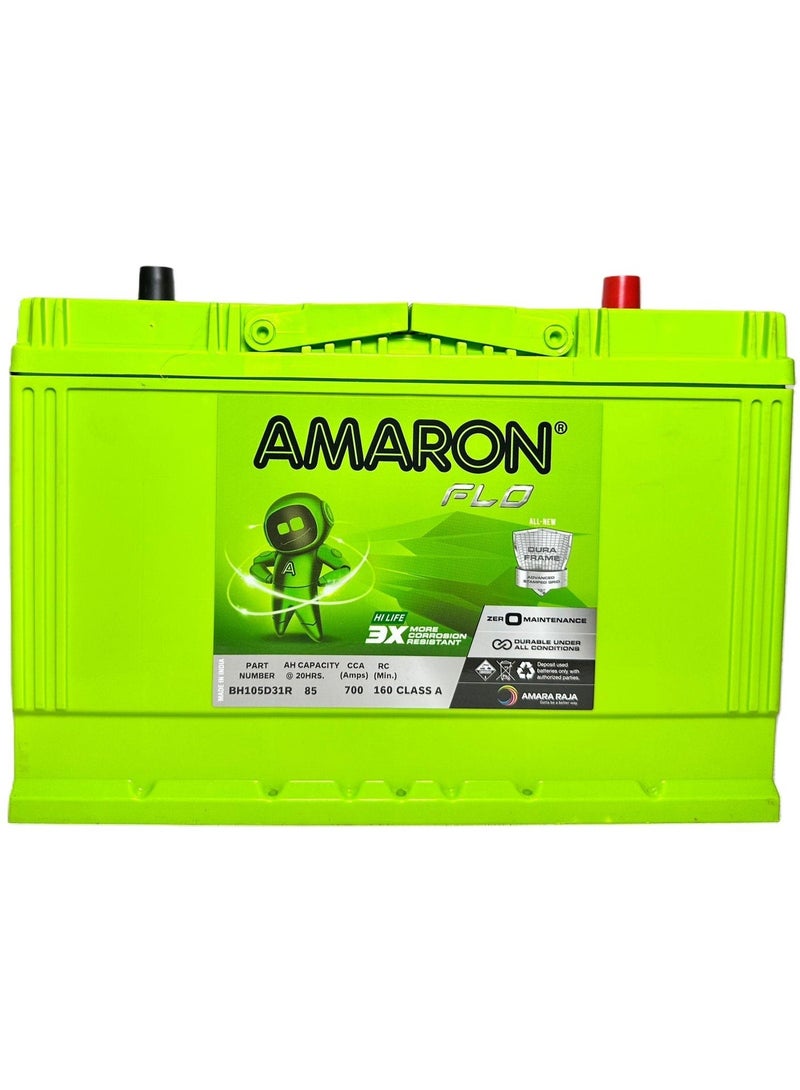 Amaron Car Battery 12V 85AH 105D31R-MF R-Layout - Image 5