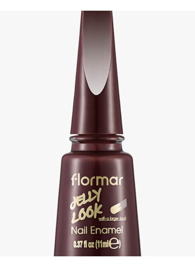 flormar Jelly Look Nail Enamel JL32 Brown - Image 2