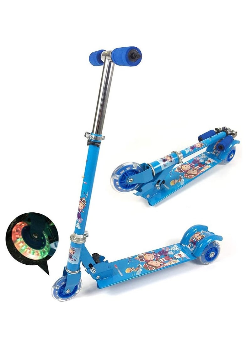 Generic Scooter for kids - 3 Wheel - Multiple designs - Blue  - Image 2