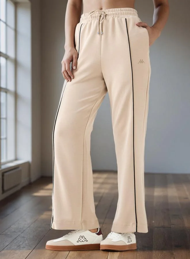 Kappa Kappa Piping Detail Wide Leg Track Pants