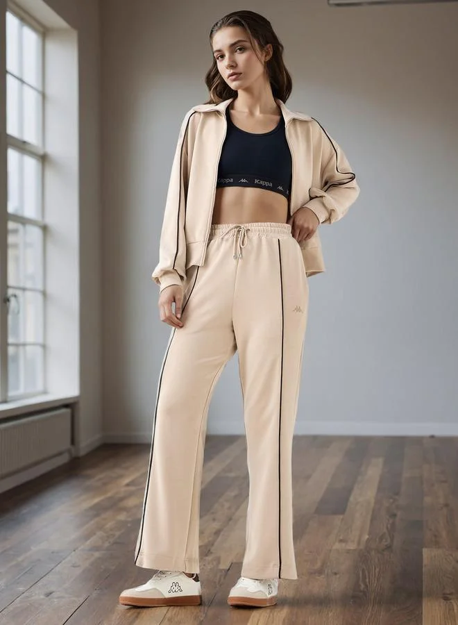 Kappa Kappa Piping Detail Wide Leg Track Pants