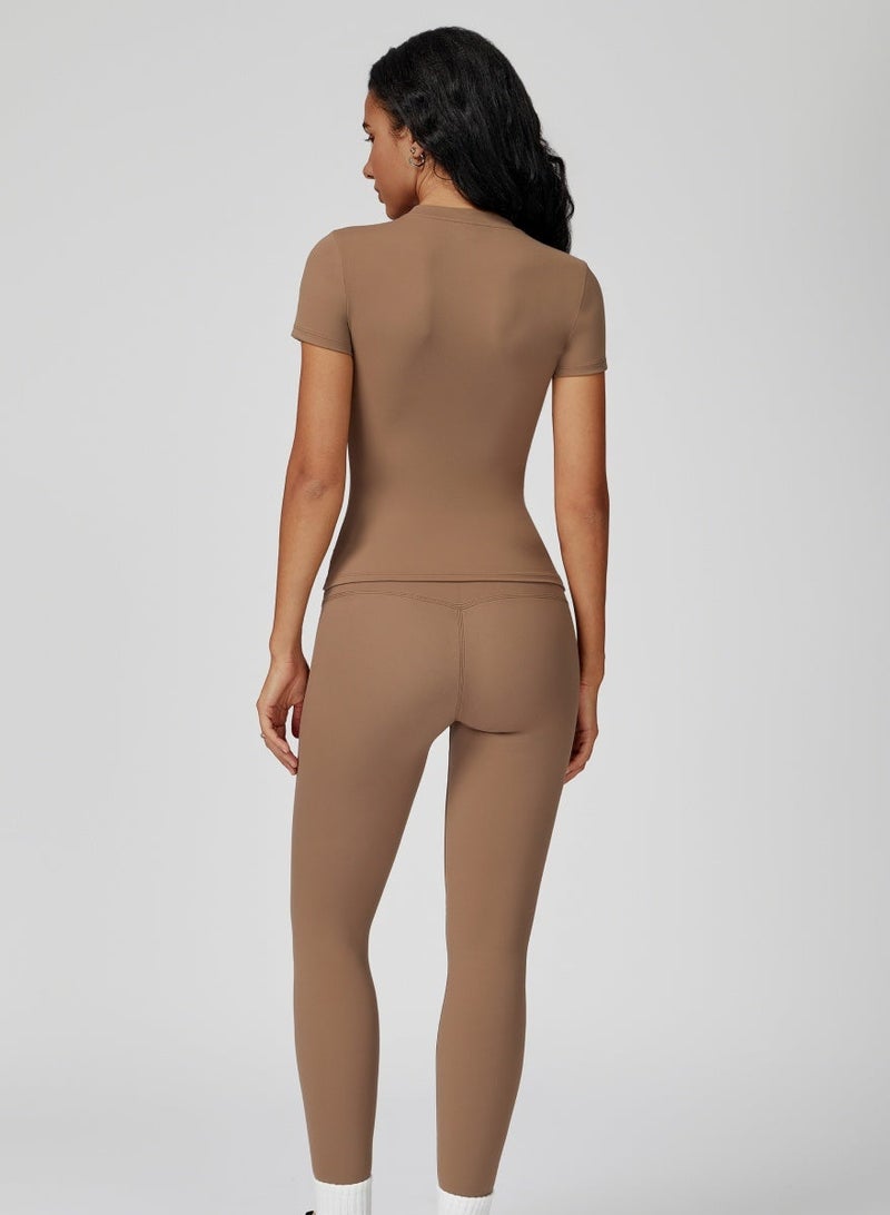 كون.يوغا بنطلون رياضي نسائي عالي الخصر لليوجا والجري - Image 4