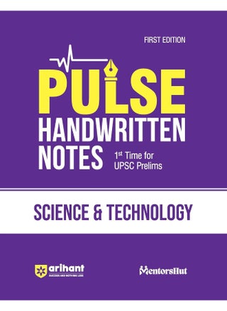 ARIHANT PUBLICATIONS (INDIA) LIMITED PULSE SCIENCE & TECHNOLOGY Coloured Handwritten Notes | 1st Time For UPSC Prelims with Concepts, facts, Analysis, Maps, Images, Flow Charts and Time Saving Notes - pzsku/Z5AB191A5CF9F60801DAFZ/45/1749823223/41043948-9a93-4242-86dd-633a8b3be83c