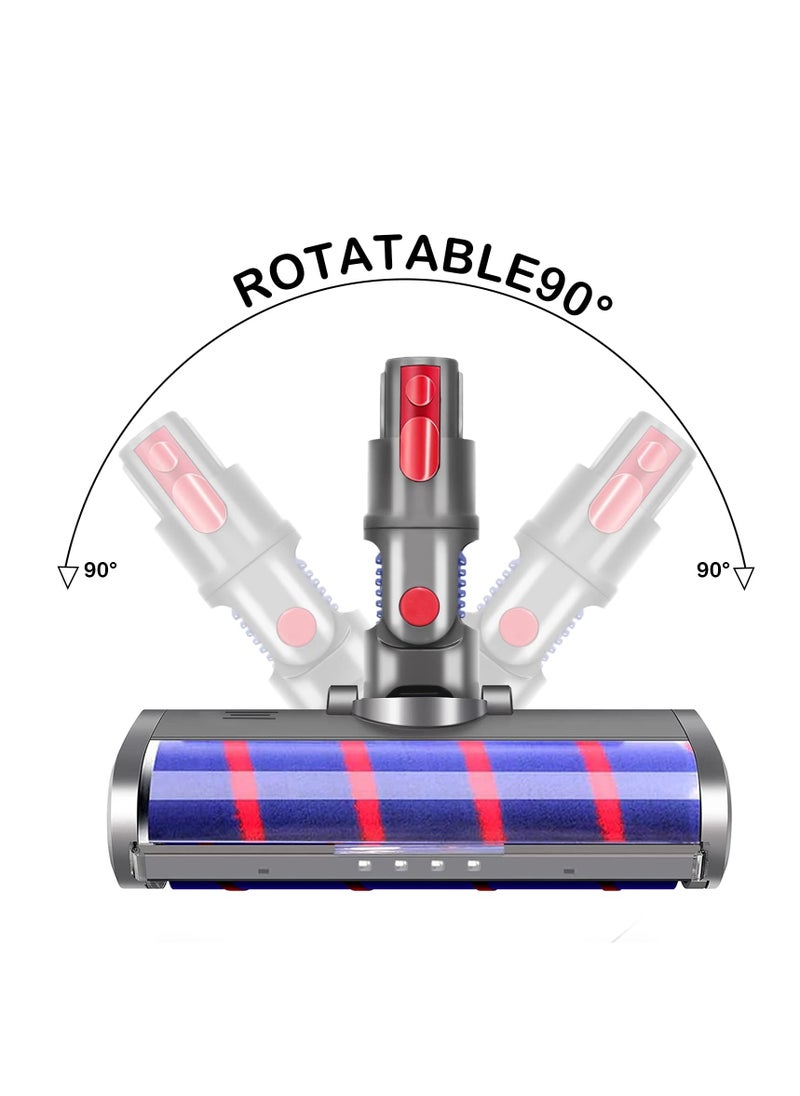 SYOSI - Cleaner Head for Dyson V7 V8 V10 V11 Models ,Cordless Stick Vacuum with Soft Roller Attachment ,Cleaner Hardwood Floor Attachment - Image 1