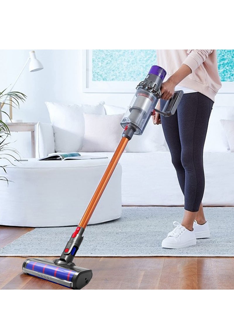 SYOSI - Cleaner Head for Dyson V7 V8 V10 V11 Models ,Cordless Stick Vacuum with Soft Roller Attachment ,Cleaner Hardwood Floor Attachment - Image 1