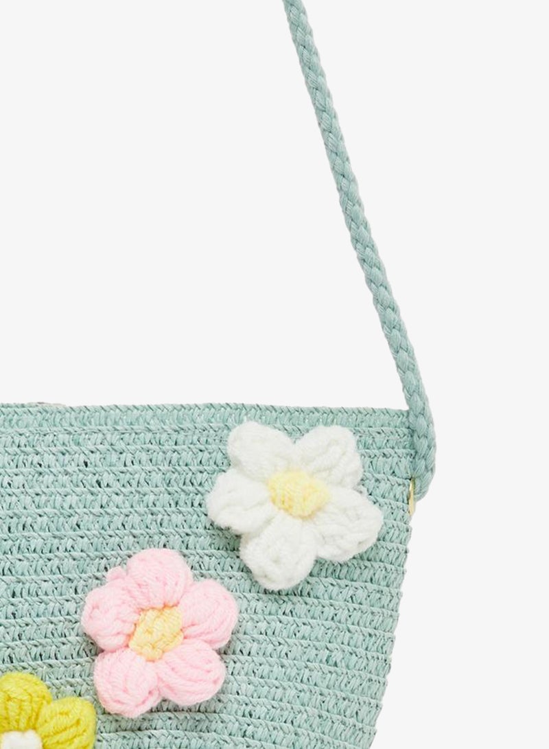 Styli Embellished Crossbody Bag with Zip Closure - Image 3