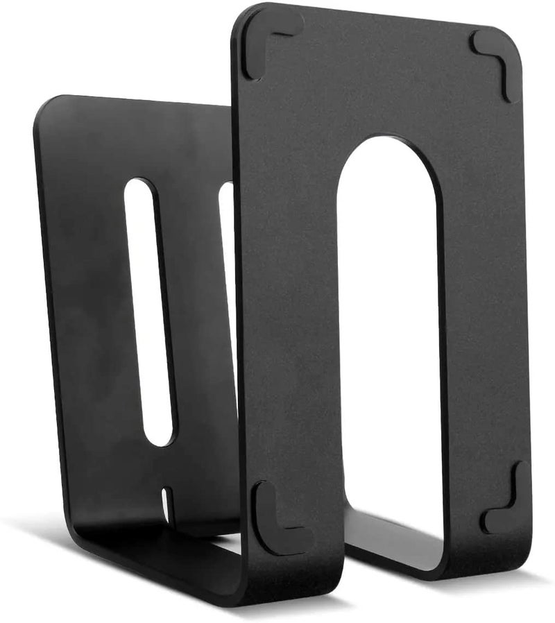 Techzere Desktop Speaker Stands 1 Pair for External Sound System Monitors or Computer Speakers - Home Office or Gaming Desk (Black) - Image 5