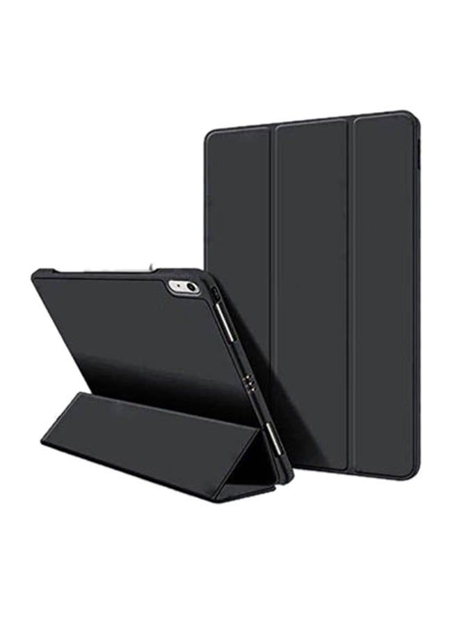غطاء ذكي قابل للطي للنوم / الاستيقاظ التلقائي لجهاز Apple iPad Air 4-2020 أسود - Image 2