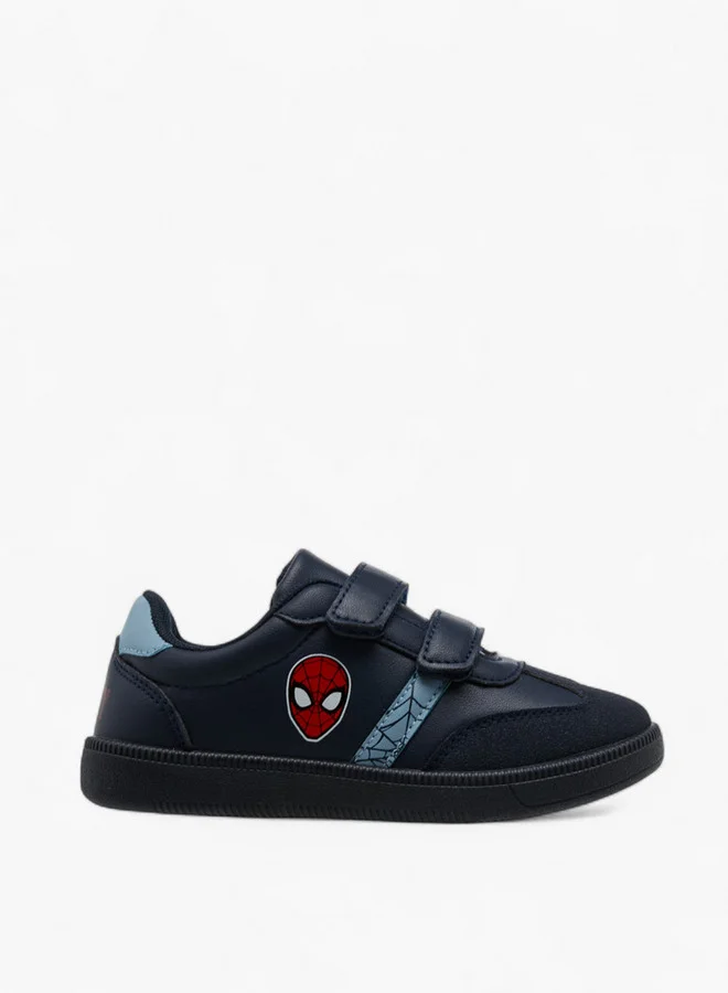 MARVEL Spider-Man Print Sneakers with Hook and Loop Closure