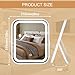 YEKKOPT Lighted Makeup Mirror Rechargeable Vanity Mirror with Lights 10x8 Makeup Mirror with LightsLight up Mirror Touch Screen with 3Color Lightingfor Women GiftTravel Essentials - Image 2