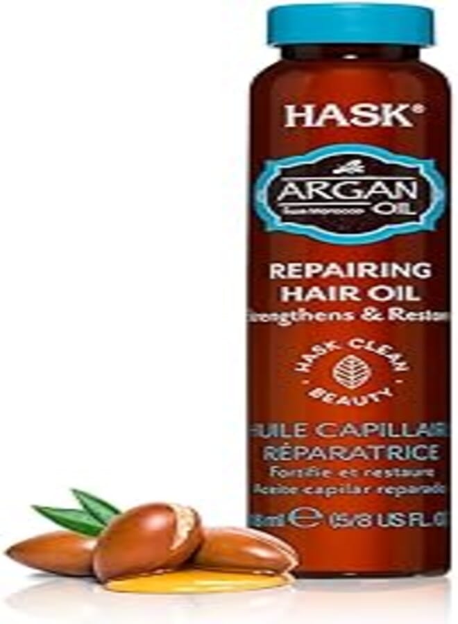 Hask Argan Oil Healing Shine Treatment Vial 5/8 Oz.