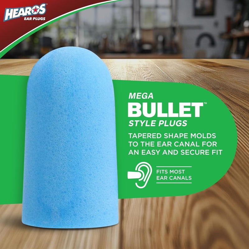 Hearos Xtreme Protection Series Ear Plugs, Blue, 56 Pair - Image 4