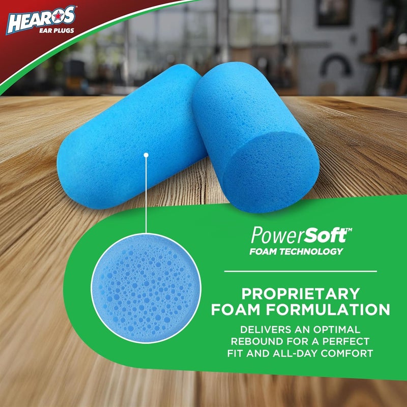 Hearos Xtreme Protection Series Ear Plugs, Blue, 56 Pair - Image 2
