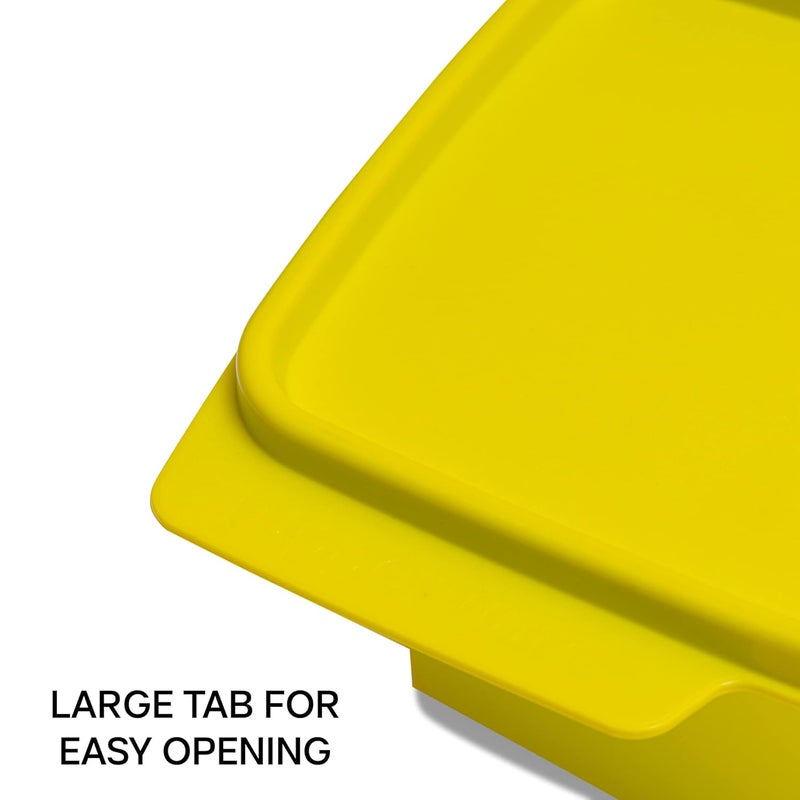 Tupperware حاوية بلاستيكية - 500 مل، 4 قطع، متعددة الألوان - Image 4