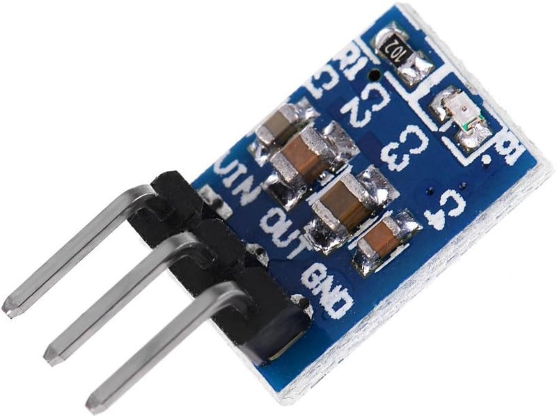 ANMBEST 10 Pack 3 Pins AMS1117-3.3 DC 4.75V-12V to 3.3V Voltage Regulator Step Down Power Supply Buck Module 800mA - Image 2