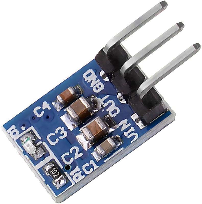 ANMBEST 10 Pack 3 Pins AMS1117-3.3 DC 4.75V-12V to 3.3V Voltage Regulator Step Down Power Supply Buck Module 800mA - Image 3