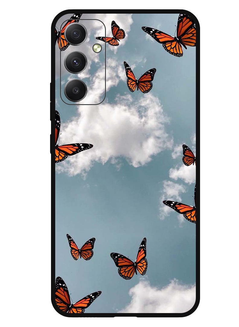 Theodor Protective Case Anti Scratch Shock Proof Bumper Cover For Samsung Galaxy A24 4G Butterfies - Image 1