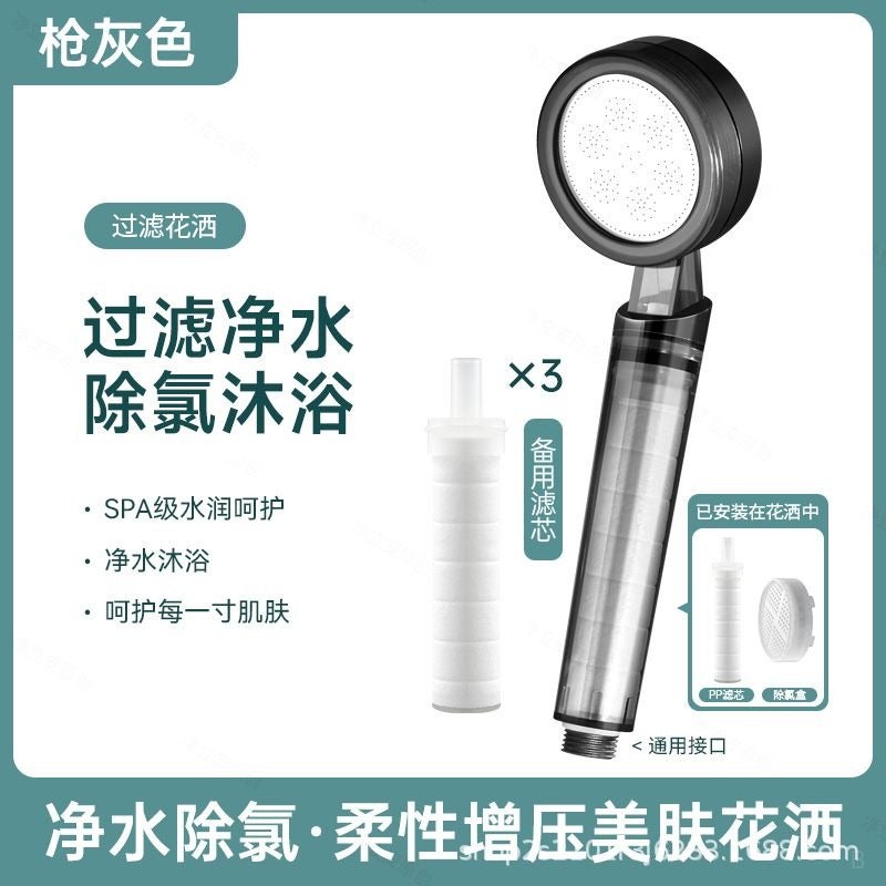 Marjo Shower Filter - High Pressure Handheld Shower Head | Water Filter for Healthy Skin & Hair, Lab-Tested Chlorine Removal - Image 1