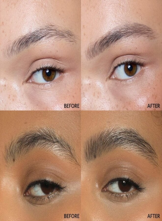 REFY Brow Pencil  Medium - Medium Brown with a Neutral Tone, Ultra-Fine Precision Brow Pencil, Hair-Like Strokes, Long-Wearing Definition, Built-In Spoolie, 0.002 oz / 0.06 g - Image 4