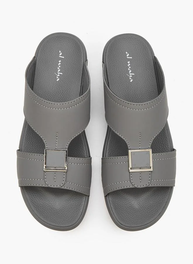 Al Waha Men Buckle Detail Arabic Sandals