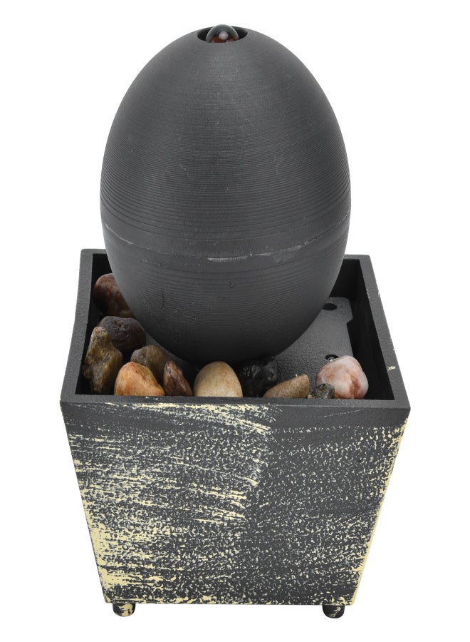 3V USB Indoor Tabletop Ball Fountain with LED Light and Stone Desktop Fountain for Home Office Decor - Image 4