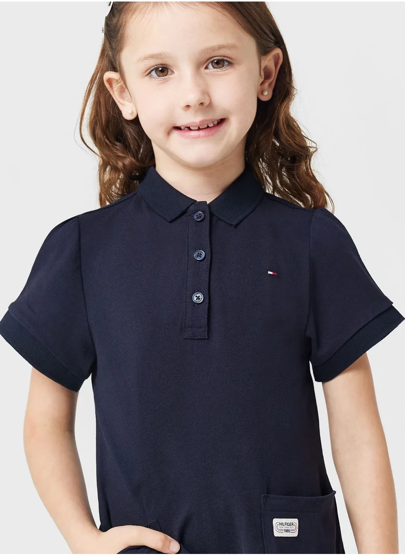 TOMMY HILFIGER Kids Logo Polo Dress