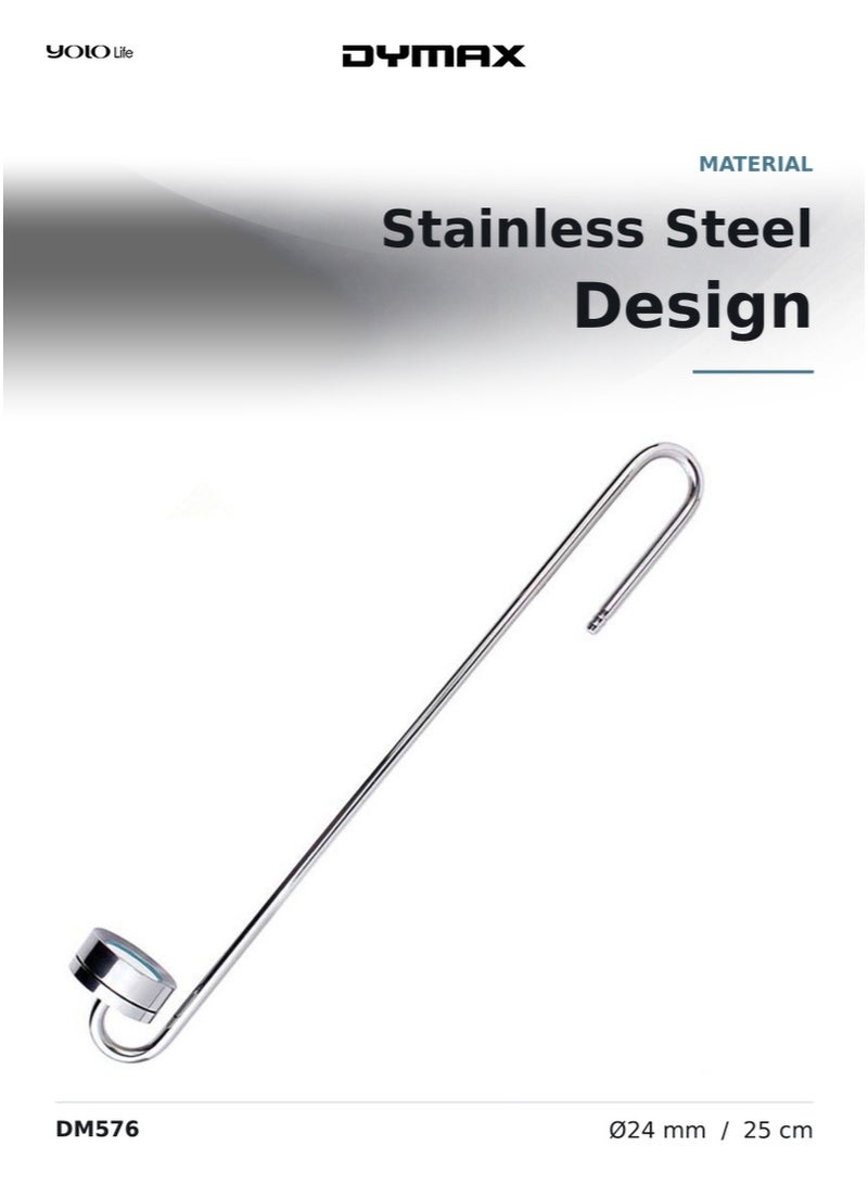 Dymax Stainless Steel CO2 Diffuser 24mm 25cm, Aquarium Diffuser, Ceramic Disc CO2 Refinement System for Planted Tanks, Aquascaping, Fish Keeping - Image 5