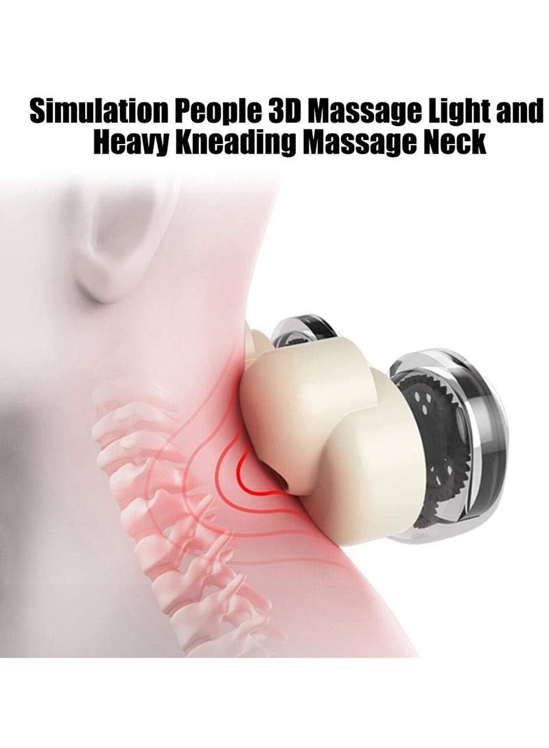 Rechargeable U Shaped Cervical Massage Pillow Neck Massager Vibration Pillow, Multifunctional Shoulder and Electric for Relax Muscles Fatigue - Image 3