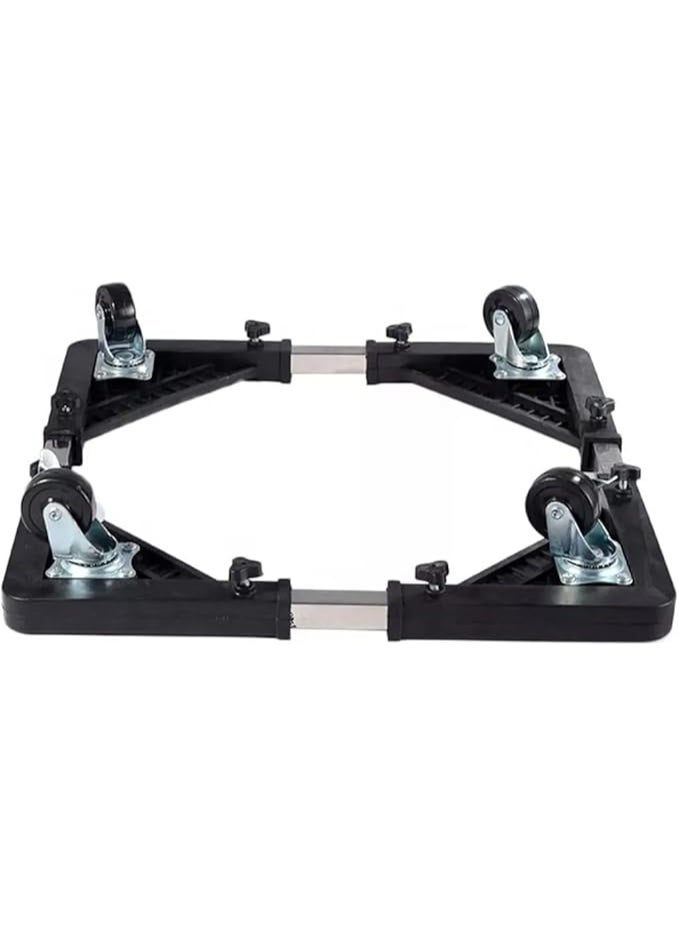 Adjustable Movable Stand for Washing Machine & Refrigerator – Heavy Duty Base with Wheels, Supports up to 138kg - Image 4