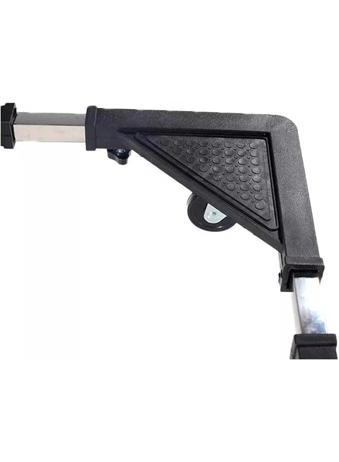 Adjustable Movable Stand for Washing Machine & Refrigerator – Heavy Duty Base with Wheels, Supports up to 138kg - Image 3