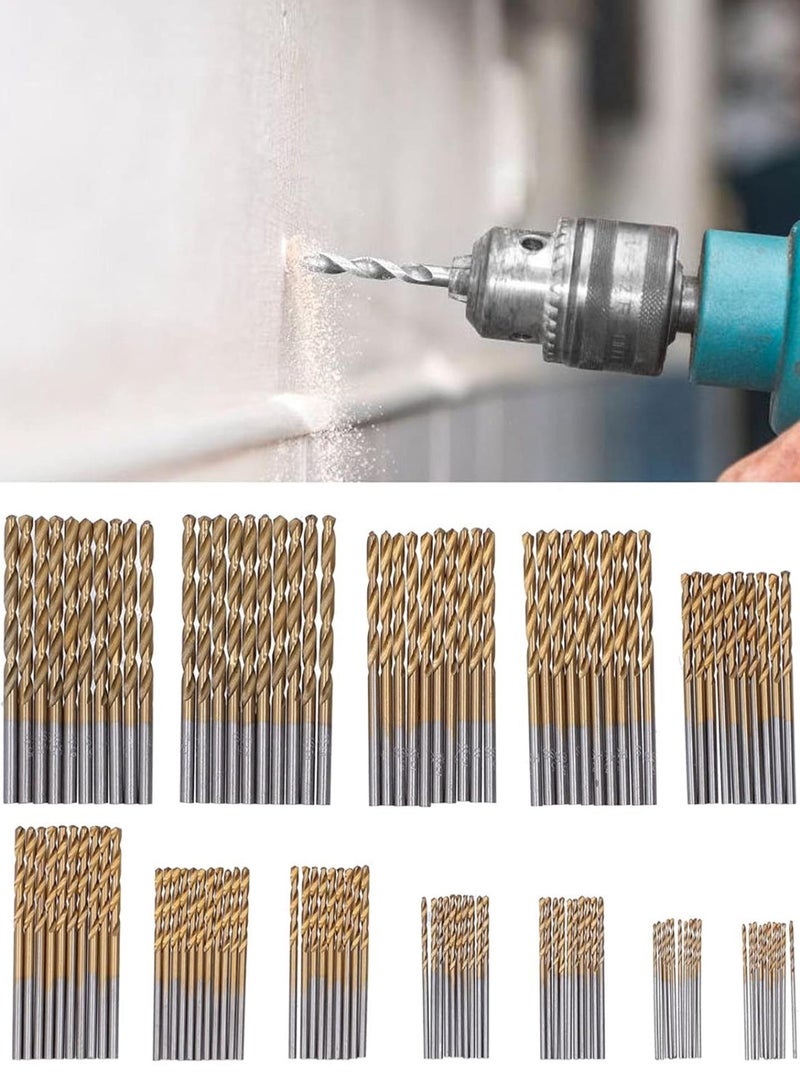 GGOOT Twist Bits  Twist Drill Bits Set, 120 Pcs HSS Ti Plated Manual Hardware Tools, 1/1.5/2/2.5/3/3.5mm  - Image 5