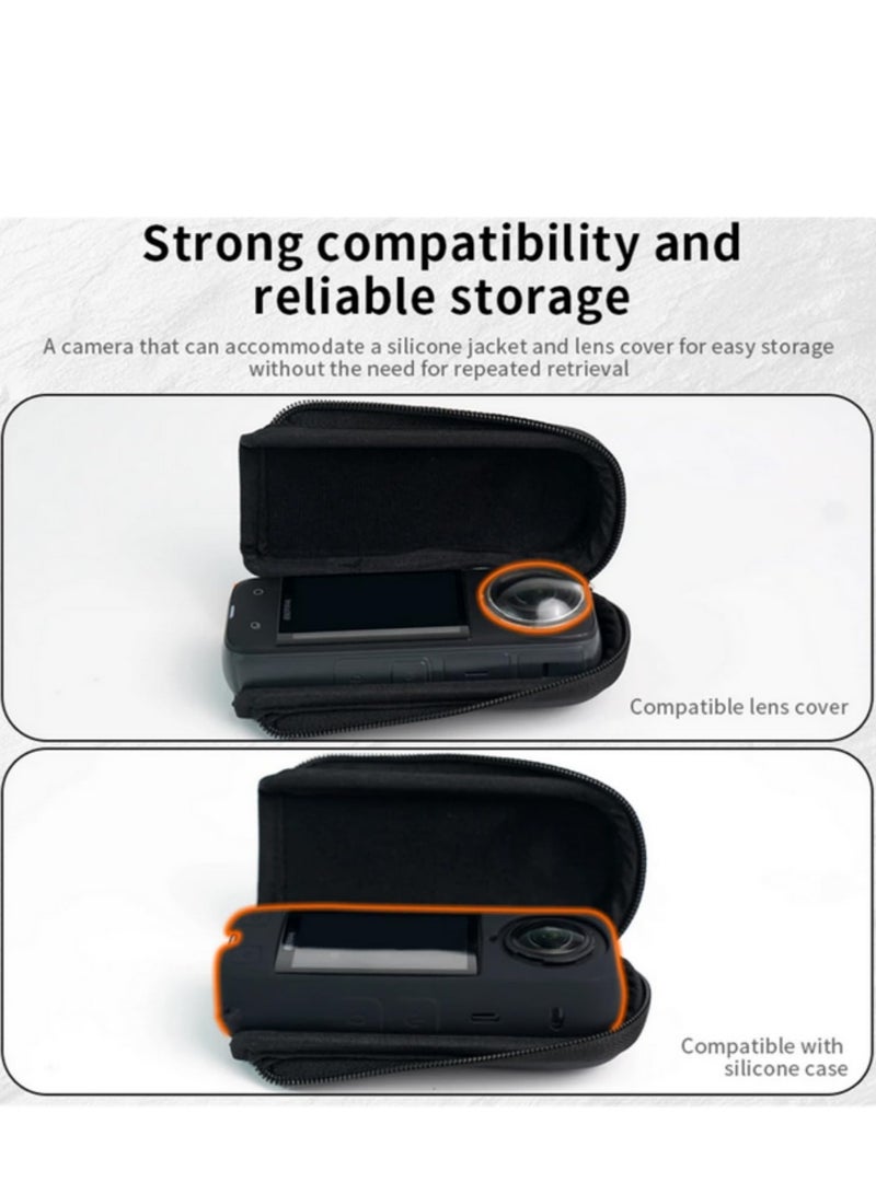 Mini Storage Case for Insta360 X5/X4 Screen Protector Sport Camera Portable Protective Case Bag for Insta 360 X5 Accessories