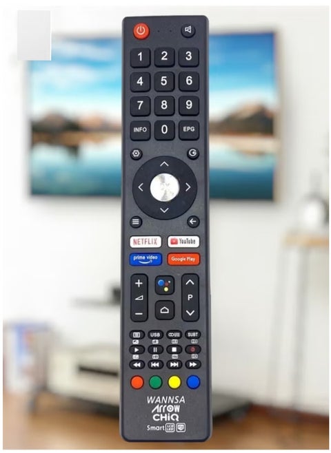TV Remote Control for L32H7N, L32H7S, U43H7AN LCD LED Android TV, Universal Replacement Remote for Easy Navigation, Full Functionality, Reliable Control