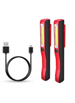 Rechargeable LED Work Light, Magnetic Inspection Lamp COB Flashlight Set Emergency Lighting Solution Workshop Illumination Tools Compact Task Lights for Household Workshop Emergency Use (2 Pack) - pzsku/Z5AB2F01C5AB0241DBC9DZ/45/_/1722183587/63985d66-e1e3-461c-b225-51293ab84c4a