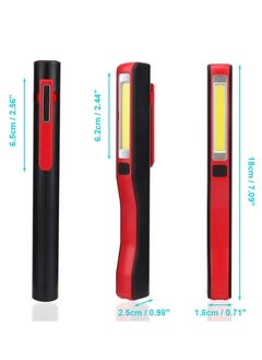 Rechargeable LED Work Light, Magnetic Inspection Lamp COB Flashlight Set Emergency Lighting Solution Workshop Illumination Tools Compact Task Lights for Household Workshop Emergency Use (2 Pack) - pzsku/Z5AB2F01C5AB0241DBC9DZ/45/_/1722183635/9ab223f1-314f-4d14-89fc-698b05036f8a