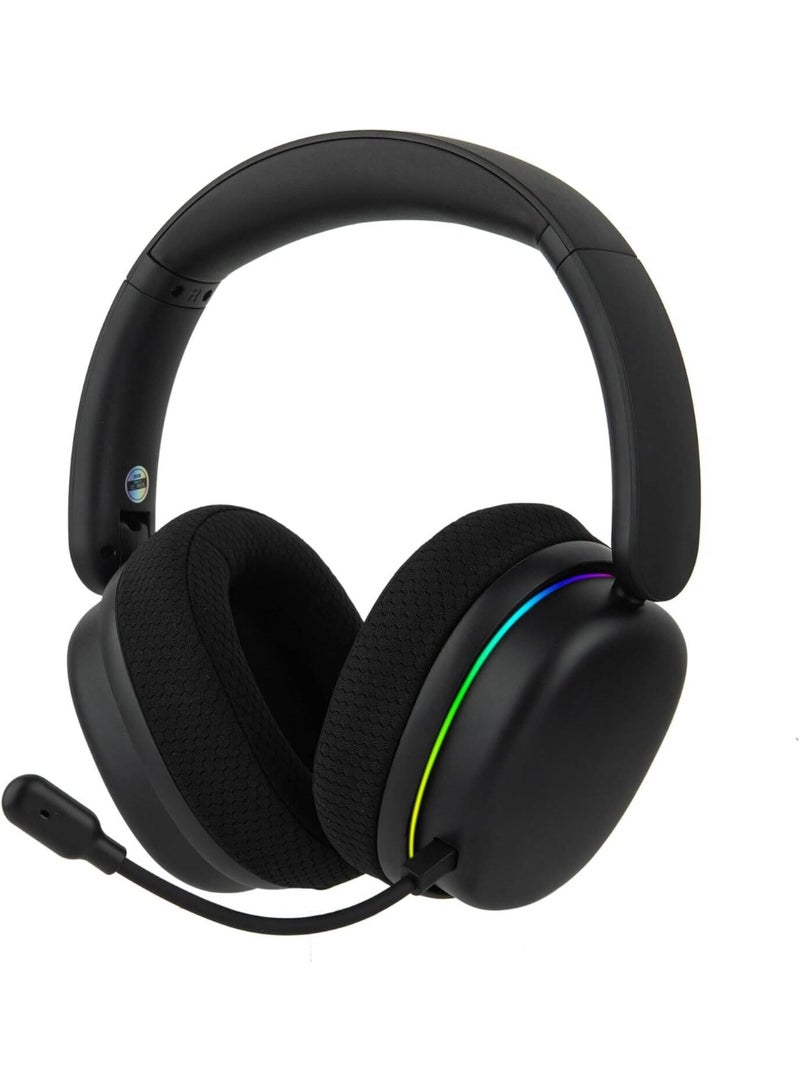 AULA سماعة الألعاب اللاسلكية G7 Pro – وضع ثلاثي بلوتوث 5.4 و 2.4GHz، صوت محيطي 7.1، بطارية تزيد عن 80 ساعة، إضاءة RGB، ميكروفون مانع للضوضاء - Image 1