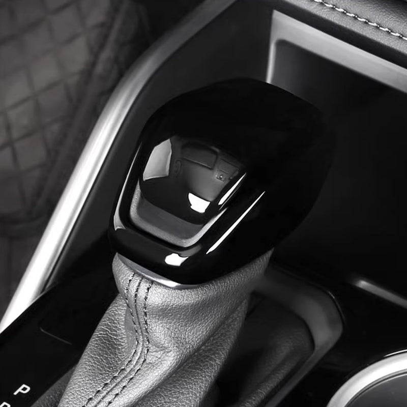 Hyorabyn إكسسوارات سيارة مناسبة لتويوتا هايلاندر 2020~2023 وتويوتا RAV4 2019-2023 2024 2025 غطاء رأس مقبض ذراع تغيير السرعات ABS أسود - Image 3