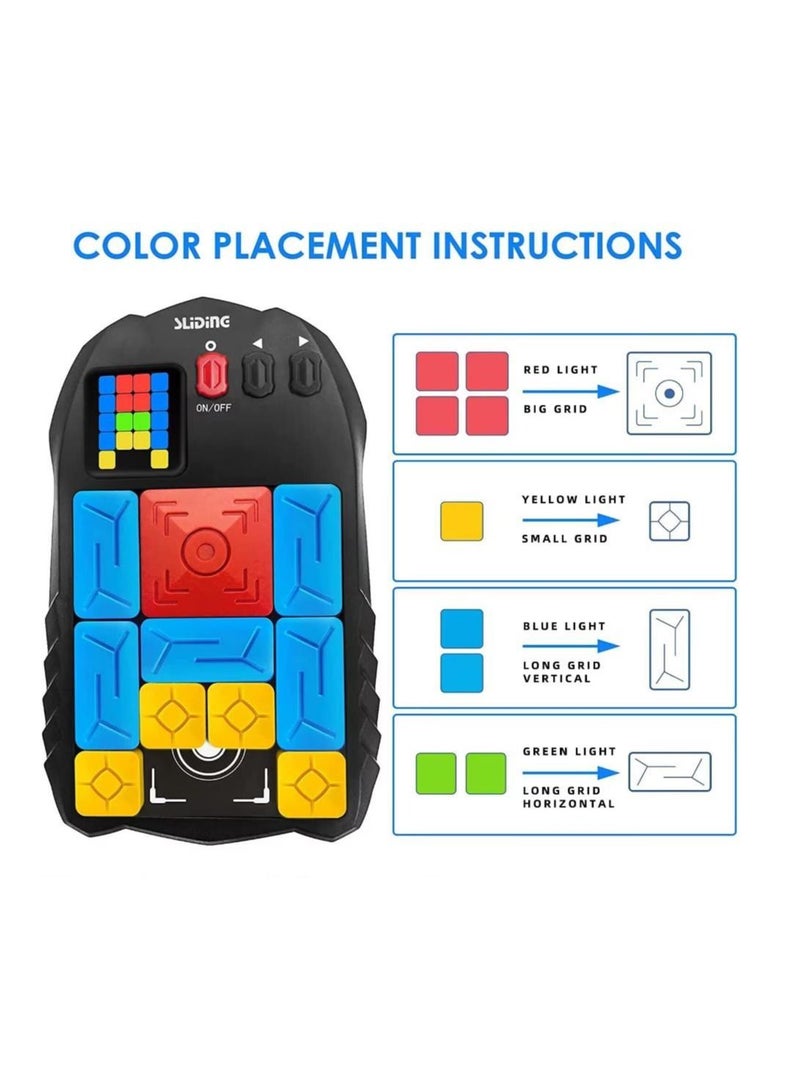 Super Slide Puzzles Brain Games, with 500+ Levels Electronic Handheld Game, Challenges Brain Teaser Puzzles, Learning & Education Travel Stem Toys for Kids and Adults  - Image 5